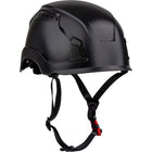 Vented, Industrial Climbing Helmet, Type II, Non-MIPS, ABS Shell, EPS Liner, HDPE Suspension, Wheel Ratchet Adjustment, with 4-Point Chin Strap Traverse