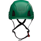 Vented, Industrial Climbing Helmet with Mips Brain Protection System for Industrial Safety Helmets, ABS Shell, EPS Foam Impact Liner, HDPE Suspension, Wheel Ratchet Adjustment and 4-Point Chin Strap Traverse