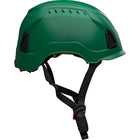Vented, Industrial Climbing Helmet with Mips Brain Protection System for Industrial Safety Helmets, ABS Shell, EPS Foam Impact Liner, HDPE Suspension, Wheel Ratchet Adjustment and 4-Point Chin Strap Traverse