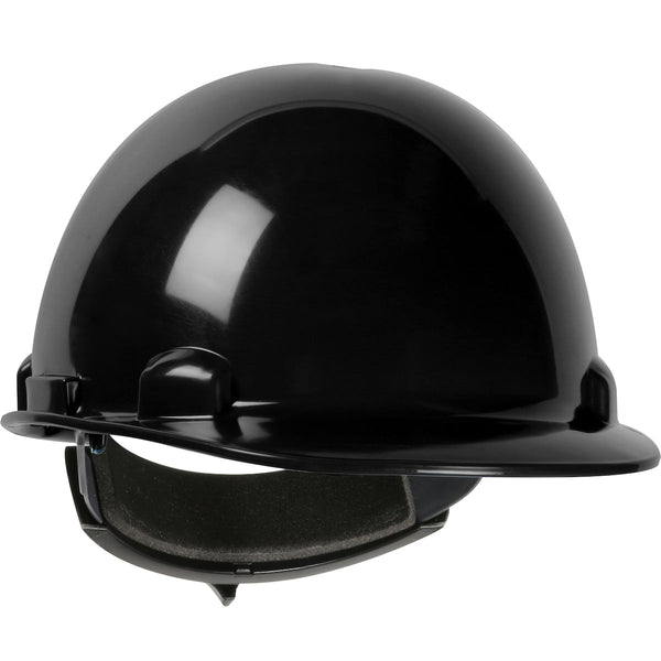 Dynamic Dom - Cap Style Smooth Dome Hard Hat with HDPE Shell, 4-Point Textile Suspension and Wheel-Ratchet Adjustment