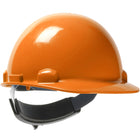 Cap Style Smooth Dome Hard Hat with HDPE Shell, 4-Point Textile Suspension and Swing Wheel-Ratchet Adjustment Dom