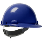 Cap Style Smooth Dome Hard Hat with HDPE Shell, 4-Point Textile Suspension and Swing Wheel-Ratchet Adjustment Dom