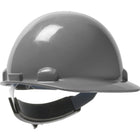 Cap Style Smooth Dome Hard Hat with HDPE Shell, 4-Point Textile Suspension and Swing Wheel-Ratchet Adjustment Dom