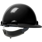 Cap Style Smooth Dome Hard Hat with HDPE Shell, 4-Point Textile Suspension and Swing Wheel-Ratchet Adjustment Dom