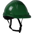 Dynamic Mont-Blanc - Type II Standard Brim Safety Helmet with HDPE Shell, 4-Point Textile Suspension, Wheel Ratchet Adjustment and 4-Point Chinstrap - HP542R-CH2