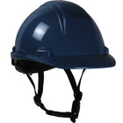 Dynamic Mont-Blanc - Type II Standard Brim Safety Helmet with HDPE Shell, 4-Point Textile Suspension, Wheel Ratchet Adjustment and 4-Point Chinstrap - HP542R-CH2