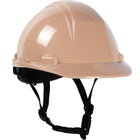 Dynamic Mont-Blanc - Type II Standard Brim Safety Helmet with HDPE Shell, 4-Point Textile Suspension, Wheel Ratchet Adjustment and 4-Point Chinstrap - HP542R-CH2