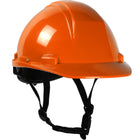 Dynamic Mont-Blanc - Type II Standard Brim Safety Helmet with HDPE Shell, 4-Point Textile Suspension, Wheel Ratchet Adjustment and 4-Point Chinstrap - HP542R-CH2