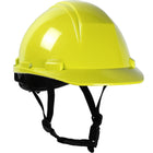 Dynamic Mont-Blanc - Type II Standard Brim Safety Helmet with HDPE Shell, 4-Point Textile Suspension, Wheel Ratchet Adjustment and 4-Point Chinstrap - HP542R-CH2
