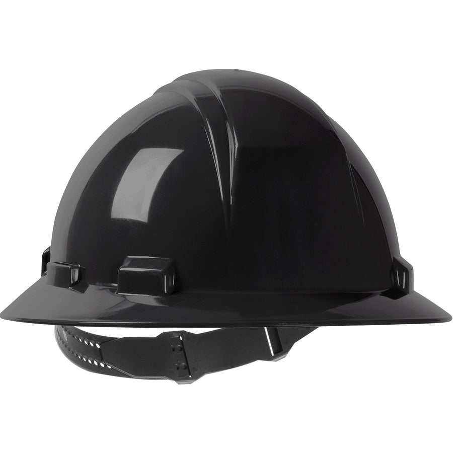 Full Brim Hard Hat with HDPE Shell, 4-Point Textile Suspension and Pin-Lock Adjustment Kilimanjaro