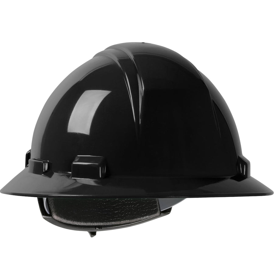 Full Brim Hard Hat with HDPE Shell, 4-Point Textile Suspension and Wheel Ratchet Adjustment Kilimanjaro