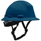 Type II Full Brim Safety Helmet with HDPE Shell, 4-Point Textile Suspension, Wheel Ratchet Adjustment and 4-Point Chinstrap Kilimanjaro