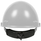Type II, Cap Style Smooth Dome Hard Hat with ABS/Polycarbonate Shell, 4-Point Textile Suspension and Wheel Ratchet Adjustment Stromboli