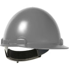 Cap Style Smooth Dome Hard Hat with ABS/Polycarbonate Shell, 4-Point Textile Suspension and Wheel-Ratchet Adjustment Stromboli