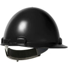 Type II, Cap Style Smooth Dome Hard Hat with ABS/Polycarbonate Shell, 4-Point Textile Suspension and Wheel Ratchet Adjustment Stromboli