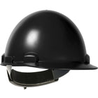Cap Style Smooth Dome Hard Hat with ABS/Polycarbonate Shell, 4-Point Textile Suspension and Swing Wheel-Ratchet Adjustment Stromboli
