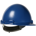 Cap Style Smooth Dome Hard Hat with ABS/Polycarbonate Shell, 4-Point Textile Suspension and Swing Wheel-Ratchet Adjustment Stromboli