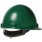 Cap Style Smooth Dome Hard Hat with ABS/Polycarbonate Shell, 4-Point Textile Suspension and Swing Wheel-Ratchet Adjustment Stromboli