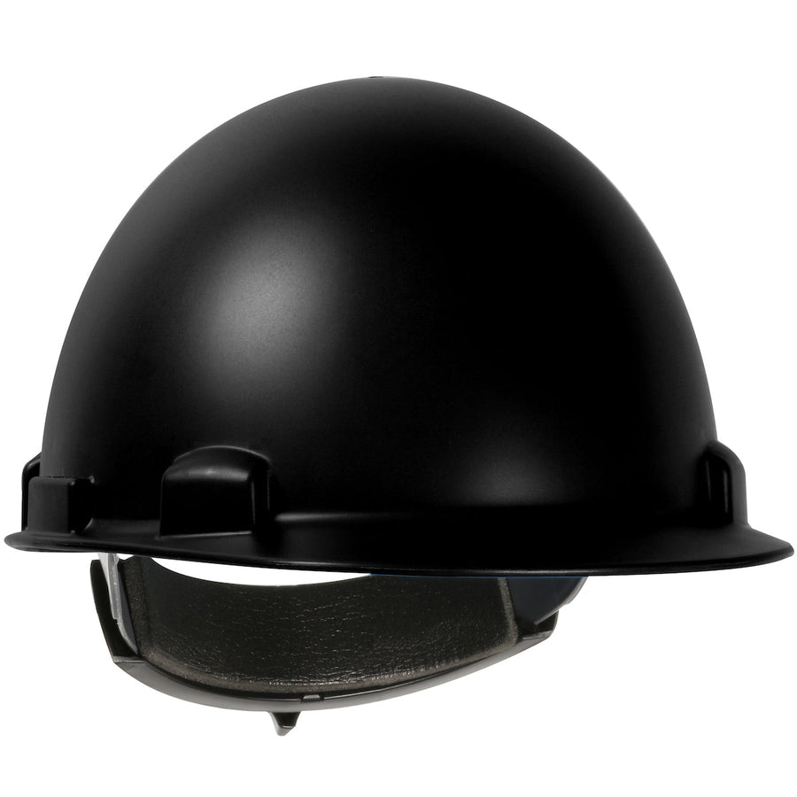Cap Style Smooth Dome Hard Hat with Nylon/Fiber Resin Shell, 4-Point Textile Suspension and Wheel-Ratchet Adjustment Vesuvio
