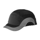 Baseball Style Bump Cap with HDPE Protective Liner and Adjustable Back - Short Brim HardCap A1+
