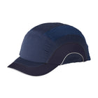 Baseball Style Bump Cap with HDPE Protective Liner and Adjustable Back - Short Brim HardCap A1+