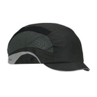 Lightweight Baseball Style Bump Cap with HDPE Protective Liner and Adjustable Back - Micro Brim HardCap Aerolite
