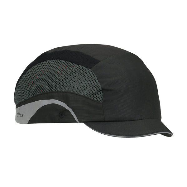 JSP HardCap Aerolite - Lightweight Baseball Style Bump Cap with HDPE Protective Liner and Adjustable Back - Micro Brim
