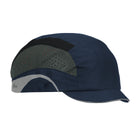Lightweight Baseball Style Bump Cap with HDPE Protective Liner and Adjustable Back - Micro Brim HardCap Aerolite