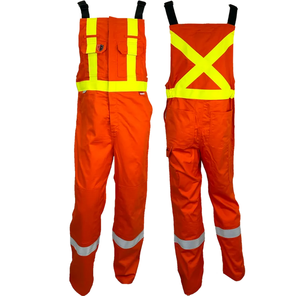 Atlas Workwear FR/AR OHSA Hi Vis Summer Bibs