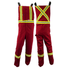 Atlas Workwear FR/AR Summer Bibs - Red