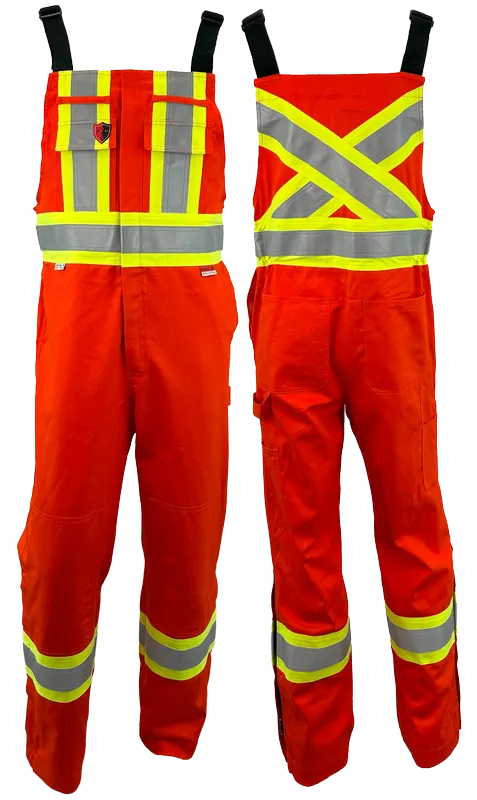 FR/AR 4” Hi Vis Summer Bibs - Atlas Workwear