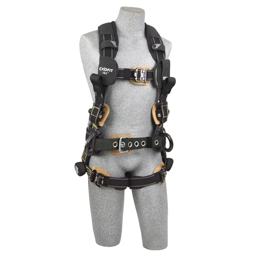 3M DBI-SALA ExoFit NEX Comfort Arc Flash Construction Climbing/Positioning Safety Harness 1113320C, Small