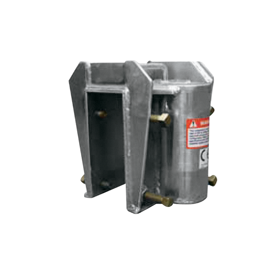 3M DBI-SALA Confined Space Integrated Barrel Mount Sleeve Davit Mast Base 8510323, Zinc Plated Steel