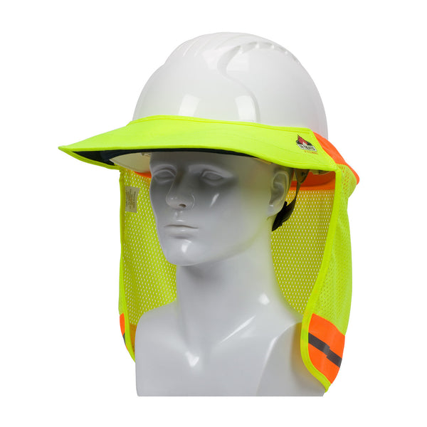 EZ-Cool - FR Treated Hi-Vis Hard Hat Visor and Neck Shade