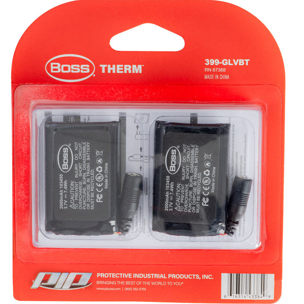 Boss - Therm Heated Glove Liner Replacement Batteries - Two Pack