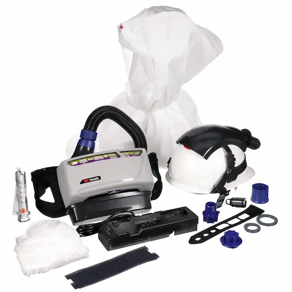 3M Versaflo Industrial Hard Hat with Hood PAPR Kit TR-600-IHK, 1 EA/Case