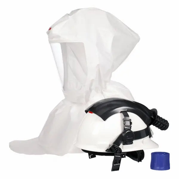 3M Versaflo S-Series Painter's Hood Assembly S-767, with Inner Shroud and Hard Hat, 1 EA/Case