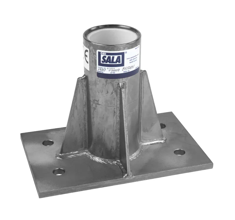 3M DBI-SALA Advanced Center Mount Sleeve Davit Base, 8516563, silver - DBI-SALA