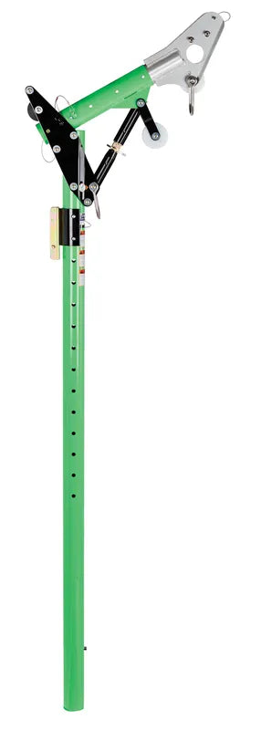 3M DBI-SALA Advanced One-Piece Adjustable Offset Davit Mast, 8518384, green, silver, 90 in to 100 in (228.6 cm to 254 cm) - DBI-SALA