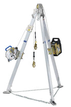 3M DBI-SALA Confined Space Aluminum Tripod with Winch and 3-Way SRL 8301075, Winch: 60 ft ( 18.288 m), SRL: 50 ft ( 15.24 m), Stainless Steel Cable - DBI-SALA