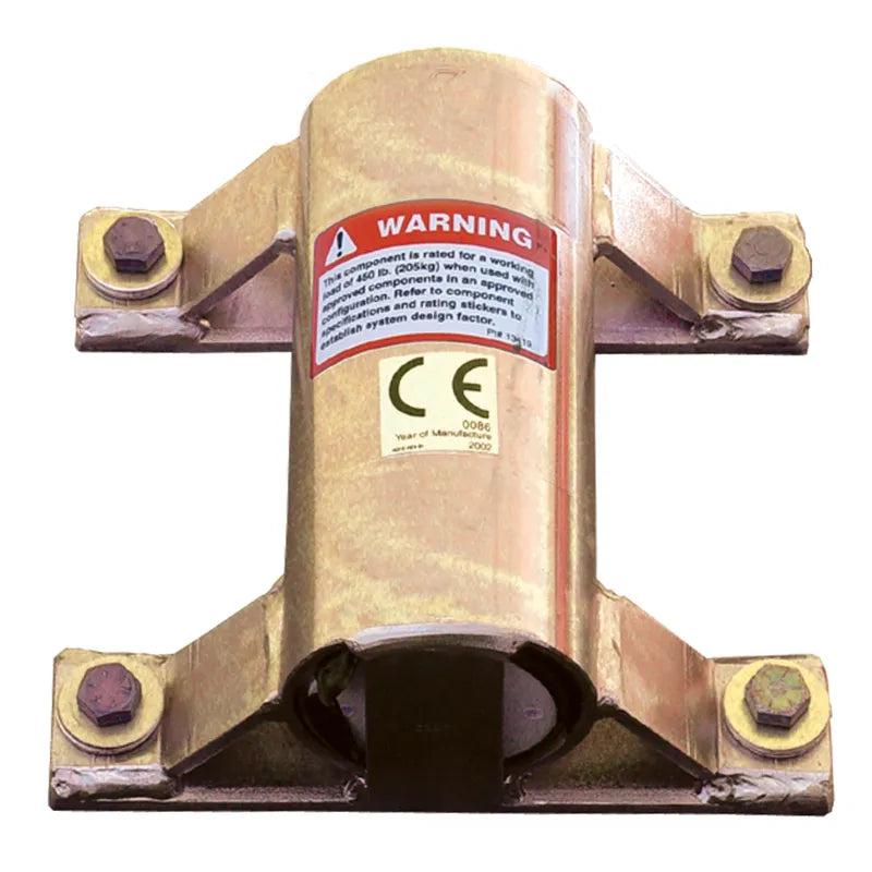 3M DBI-SALA Confined Space Permanent Wall Mount Sleeve Davit Mast Base 8516191, Zinc Plated Steel - DBI-SALA