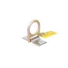 3M DBI-SALA D-ring Anchorage Plate, 2101639, with stainless steel plate, silver, yellow zinc, 0.25 in x 2 in x 4.5 in (6 mm x 51 mm x 114 mm) - DBI-SALA