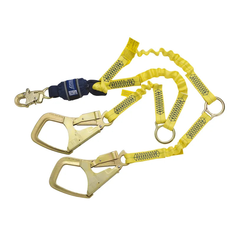 3M DBI-SALA EZ-Stop F2 100% Tie-Off Rescue Stretch Web Shock-Absorbing Lanyard 1246152C, 6 ft (1.8 m) - DBI-SALA
