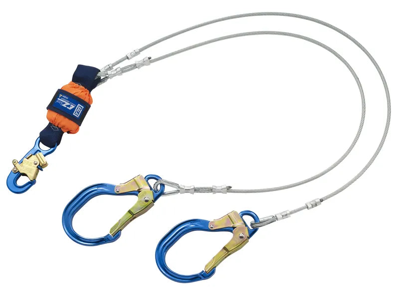 3M DBI-SALA EZ-Stop Leading Edge 100% Tie-Off Cable Shock Absorbing Lanyard, 1246178, 6 ft. (1.8 m) - DBI-SALA