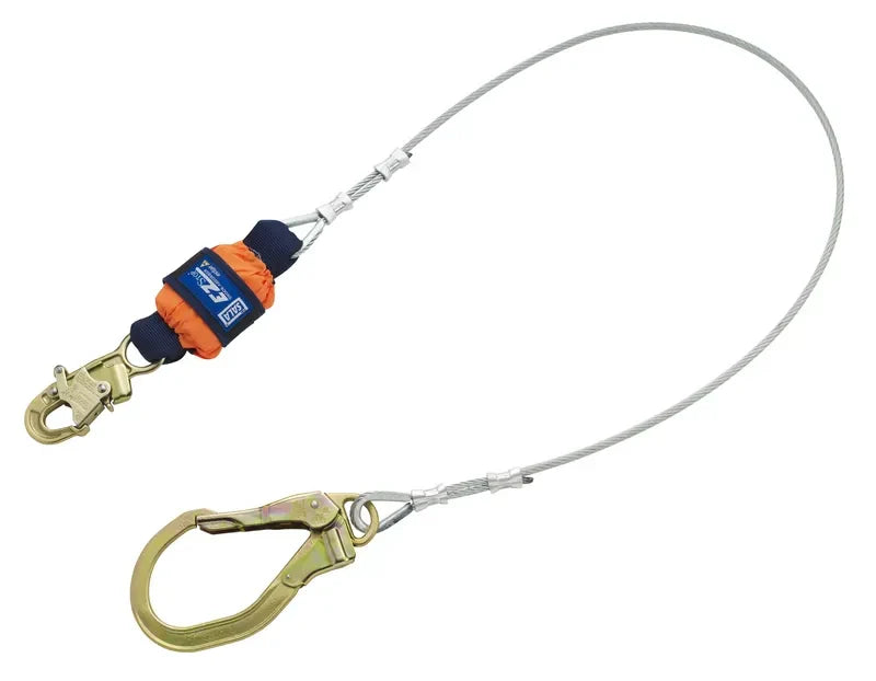 3M DBI-SALA EZ-Stop Leading Edge Cable Shock Absorbing Lanyard, 1246261, 6 ft. (1.8 m)