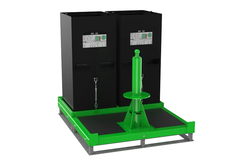 3M DBI-SALA FlexiGuard M200 Portable Counterweight Base 8530886, Single/Dual User, Without Concrete - DBI-SALA