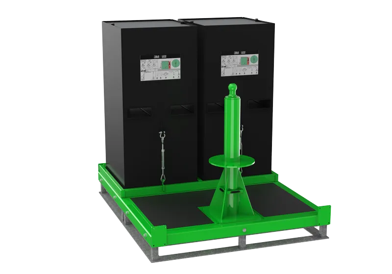 3M DBI-SALA FlexiGuard M200 Portable Counterweight Base 8530887, Single/Dual User, With Concrete Fill - DBI-SALA