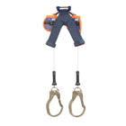 3M DBI-SALA Nano-Lok Edge Twin-Leg Self Retracting Lifeline, 3500234, cable, quick connect, 8 ft (2.4 m) - DBI-SALA