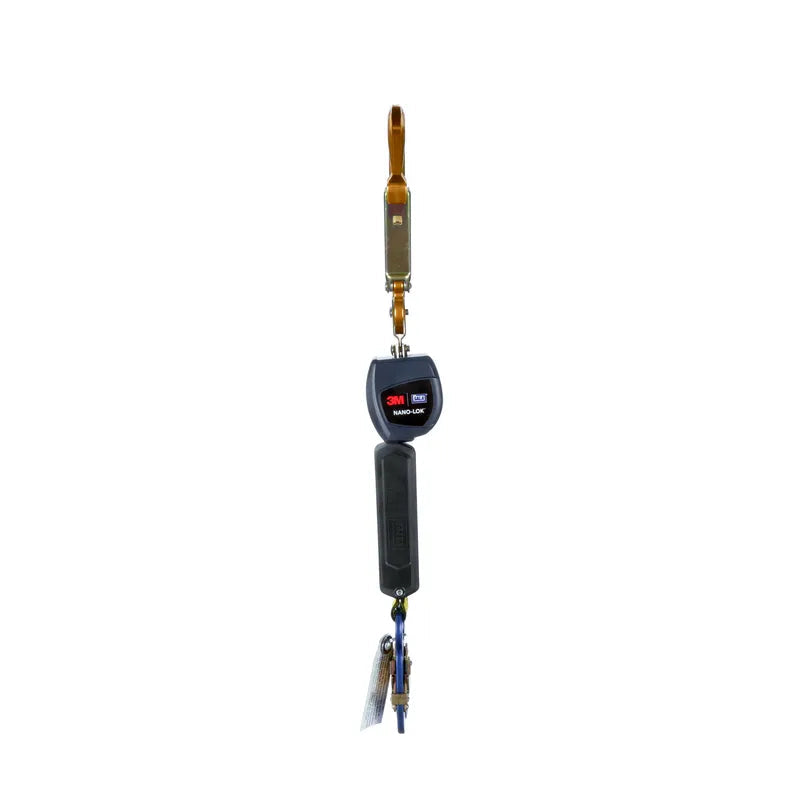 3M DBI-SALA Nano-Lok Personal Self Retracting Lifeline 3101249, Single-leg, Web 3101249, 6 ft. (1.8m), 1 EA - DBI-SALA