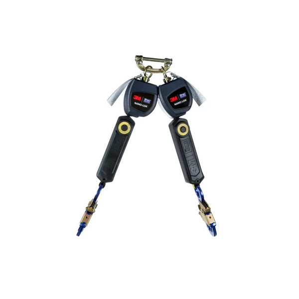 3M DBI-SALA Nano-Lok Personal Self Retracting Lifeline 3101282, Twin-leg, Web, 6 ft. (1.8m), 1 EA